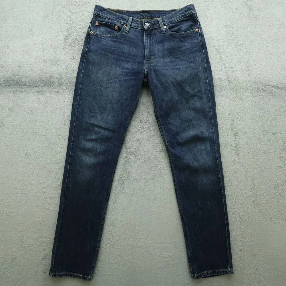 Levi's Jeans Mens 32x32 Blue 511 Slim Straight Flexible Denim Dark Wash